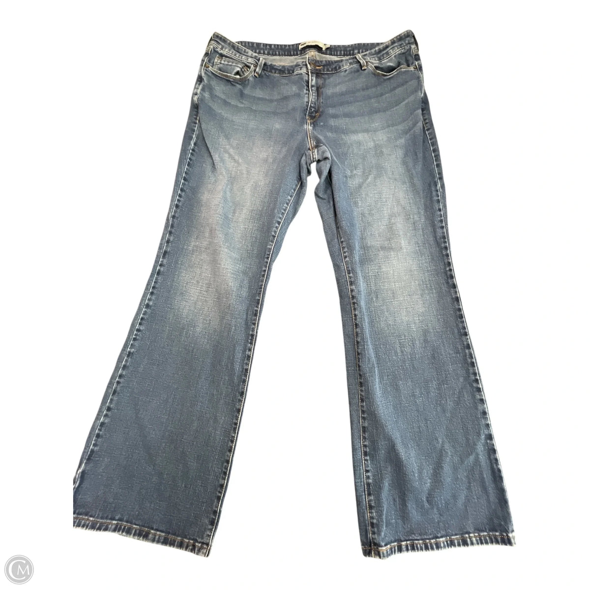 Jeans Boot Cut By Levis In Blue Denim, Size: 20