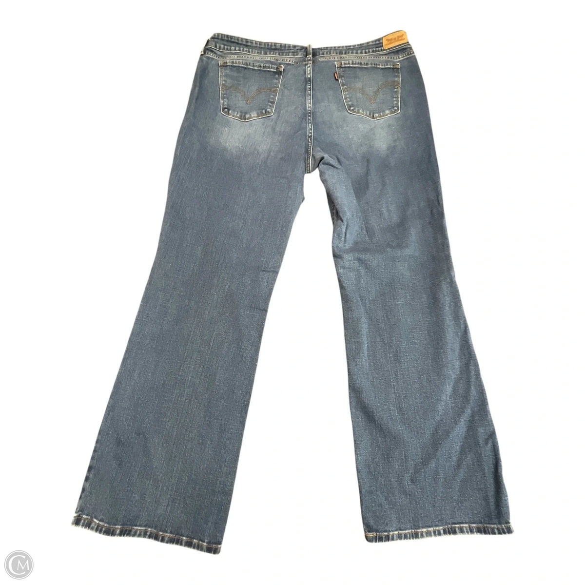 Jeans Boot Cut By Levis In Blue Denim, Size: 20