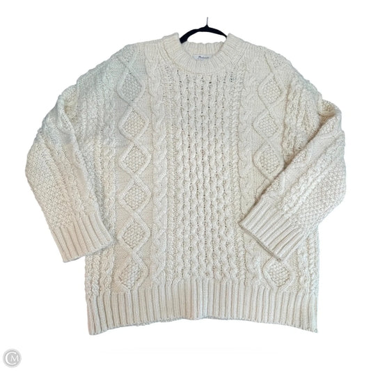 Sweater By Madewell In Cream, Size: Xs
