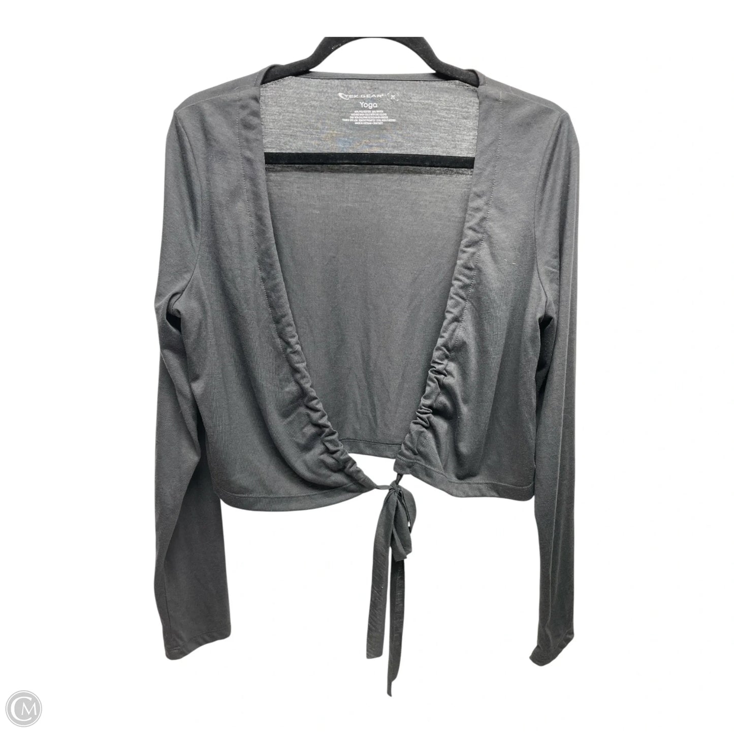 Cardigan By Tek Gear In Grey, Size: M