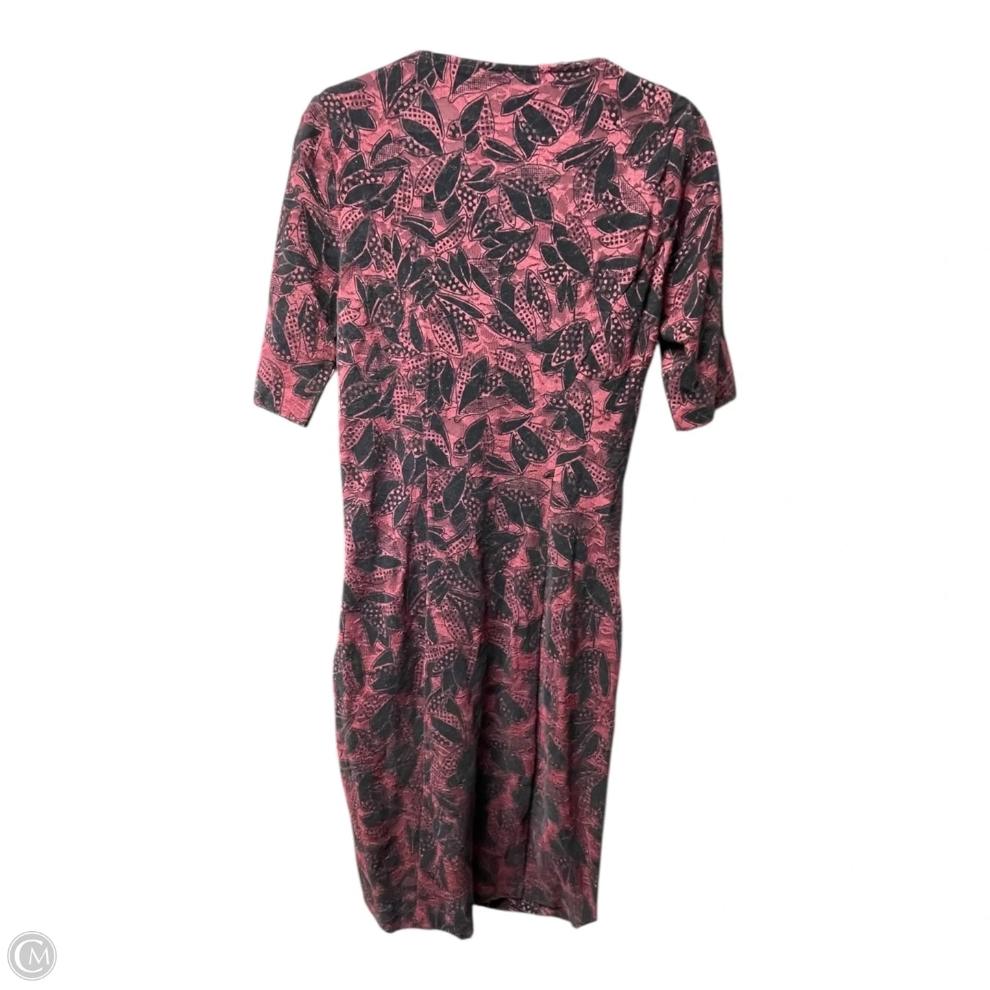 Dress Casual Midi By Maeve In Black & Purple, Size: 8