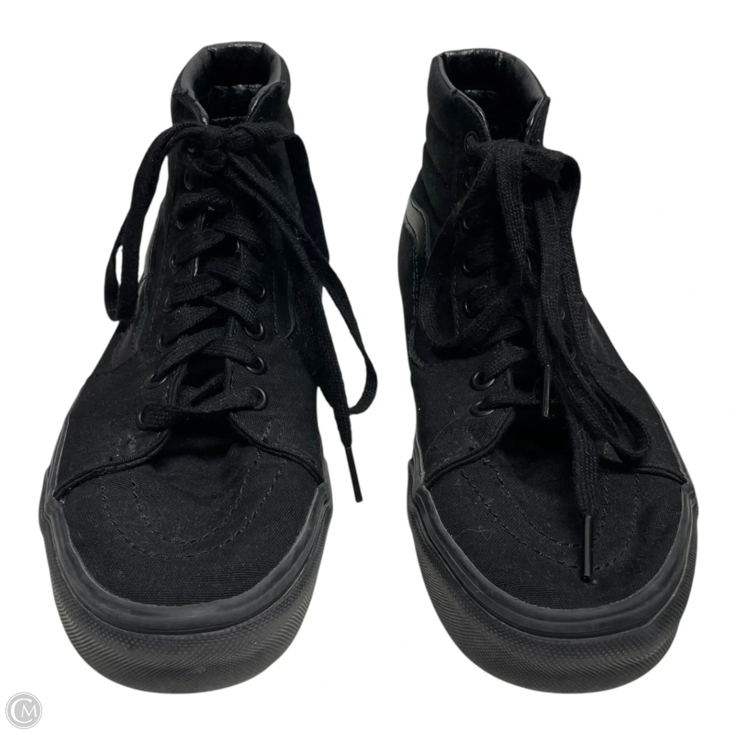 Shoes Sneakers By Vans In Black, Size: 7.5