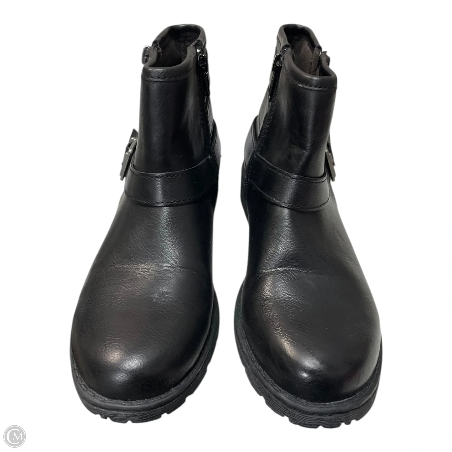 Boots Ankle Heels By Boc In Black, Size: 6.5