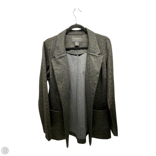 Blazer By Christian Siriano In Leopard Print, Size: L
