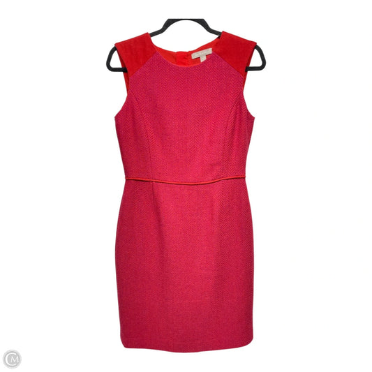 Dress Casual Short By Banana Republic In Orange & Purple, Size: 4