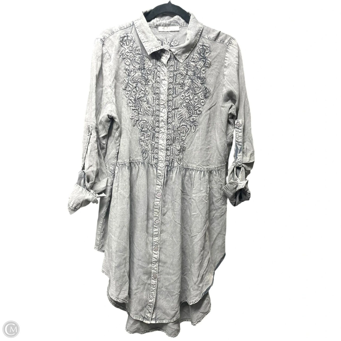 Dress Casual Short By Solitaire In Grey, Size: M