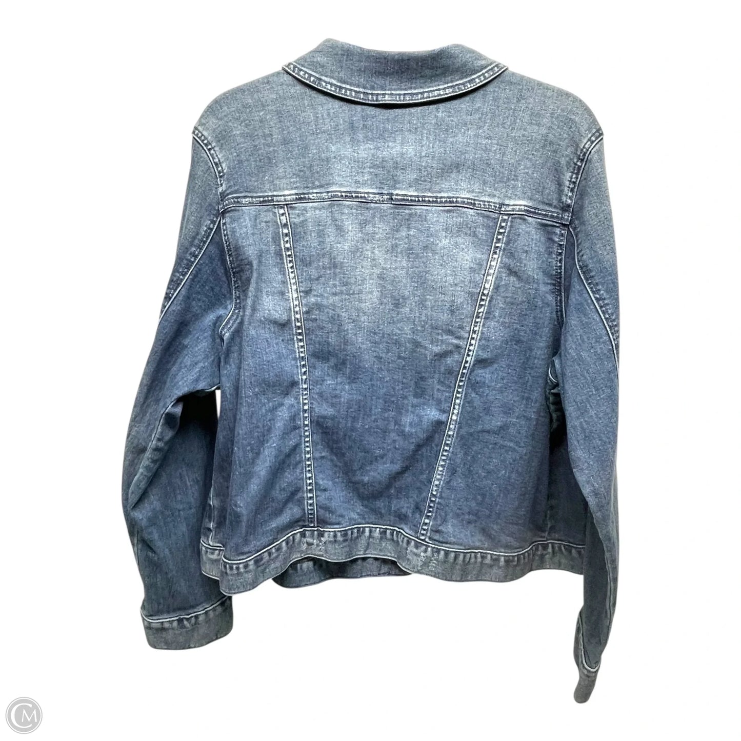 Jacket Denim By Venezia In Blue Denim, Size: 20