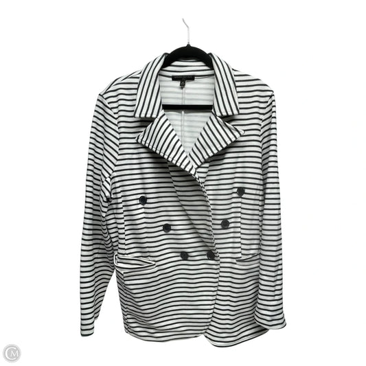 Blazer By Banana Republic In Blue & White, Size: Xl