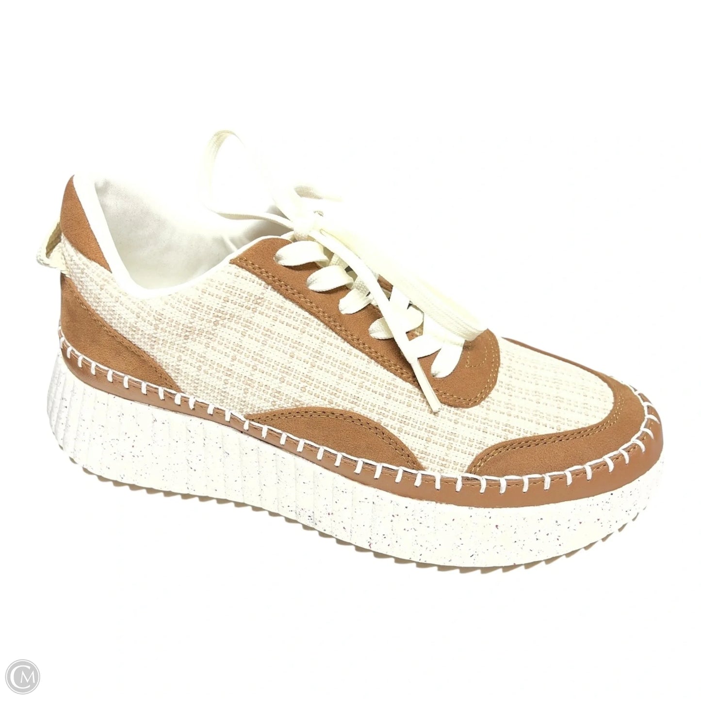 Shoes Sneakers By Universal Thread In Brown & White, Size: 9.5