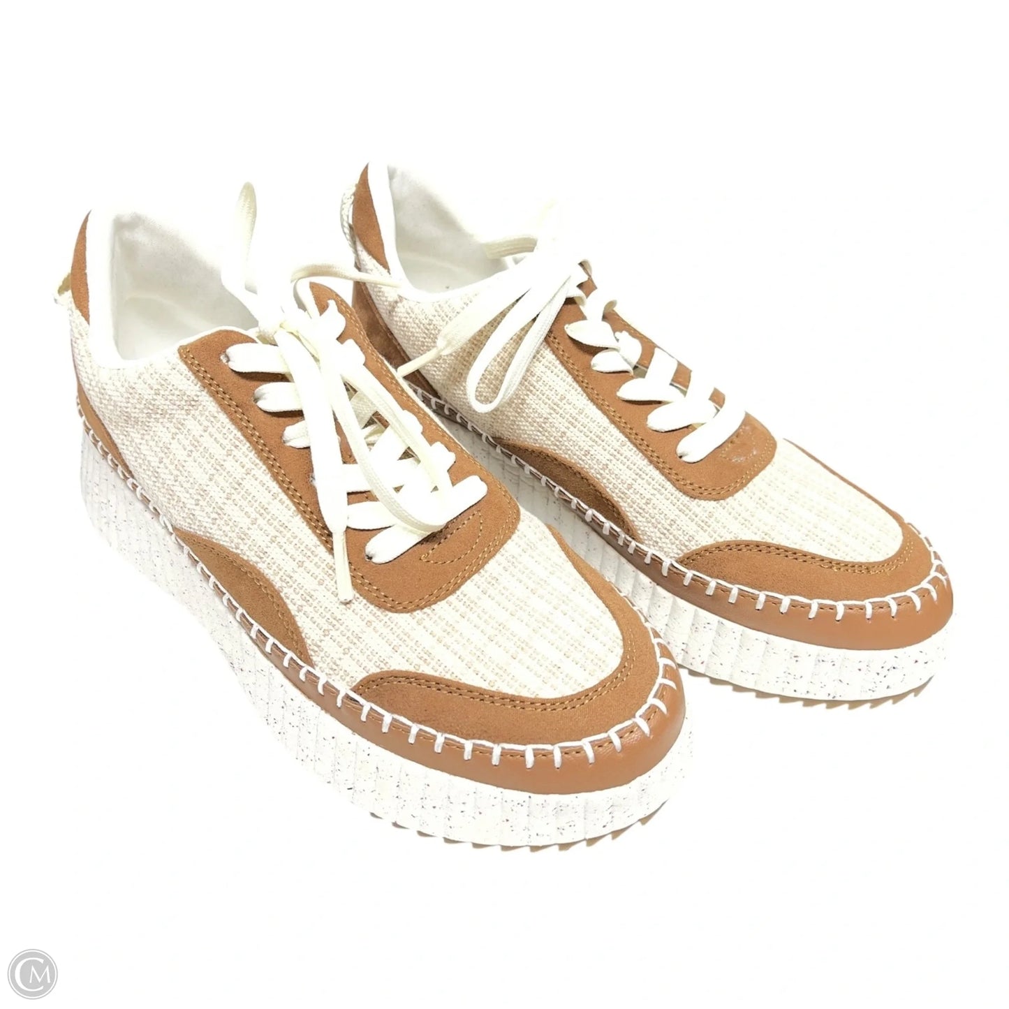 Shoes Sneakers By Universal Thread In Brown & White, Size: 9.5