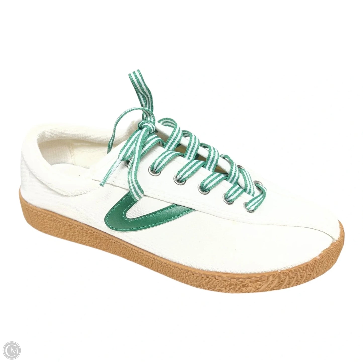 Shoes Sneakers By Tretorn In Green & White, Size: 6