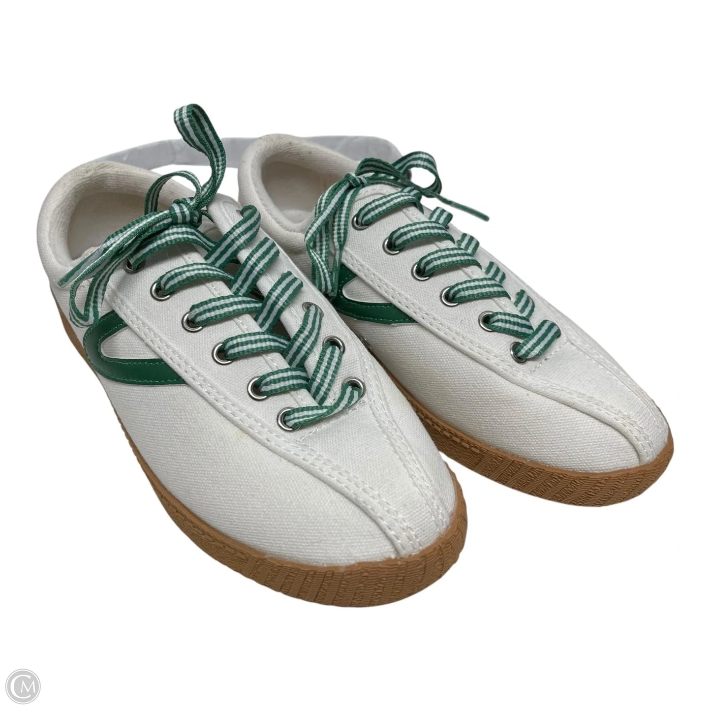Shoes Sneakers By Tretorn In Green & White, Size: 6