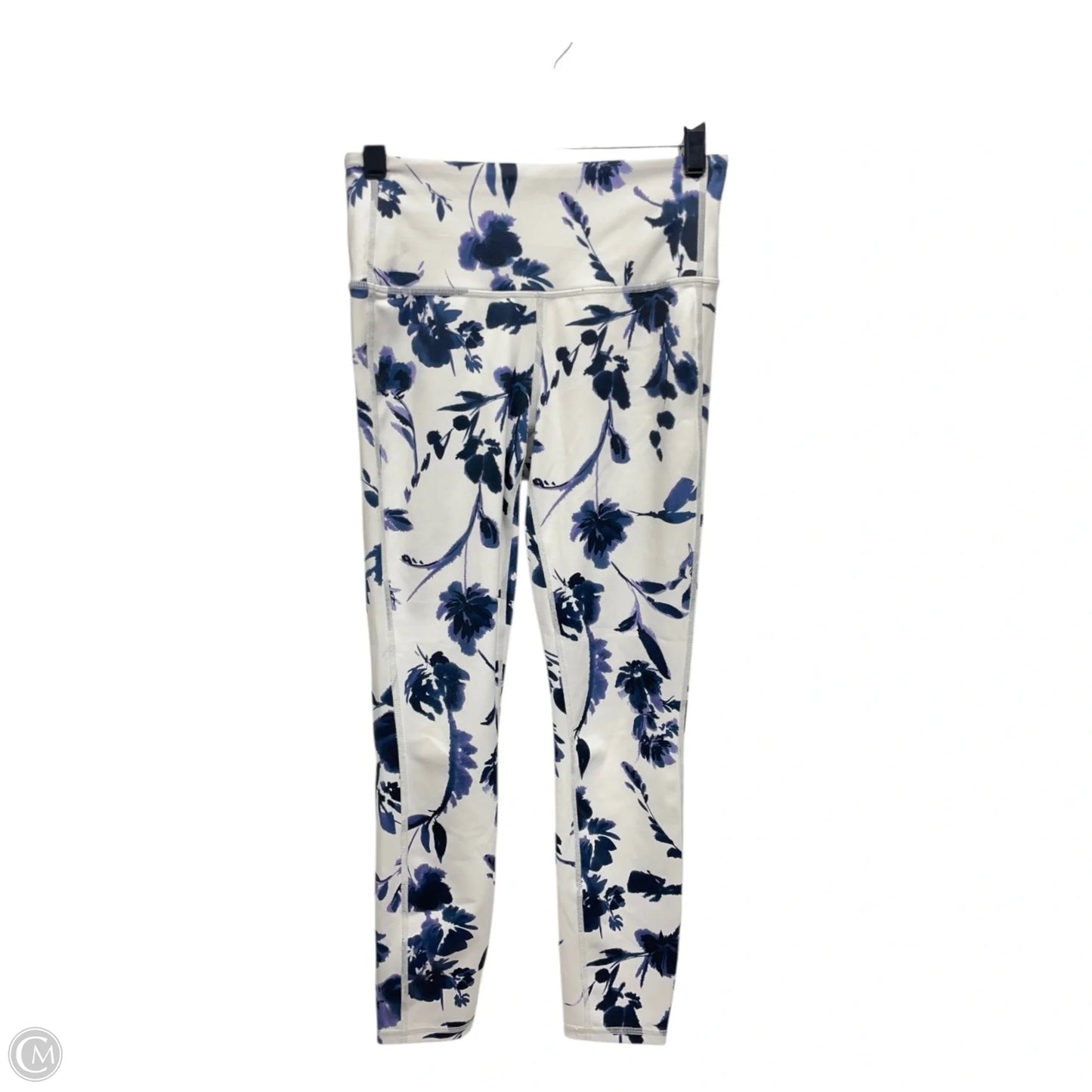 Athletic Leggings By Athleta In Blue & White, Size: Xs