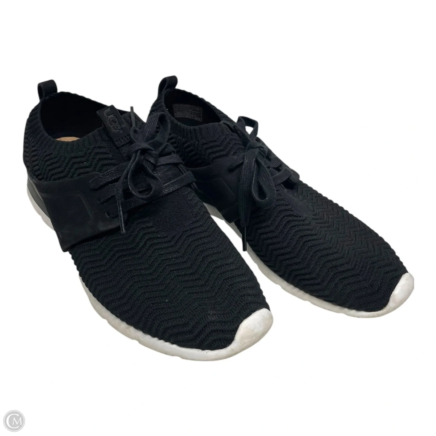 Shoes Designer By Ugg In Black & White, Size: 8