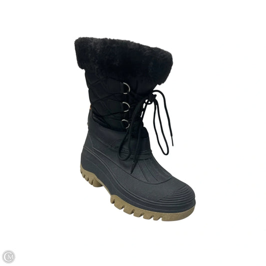 Boots Snow By Clothes Mentor In Black, Size: 5
