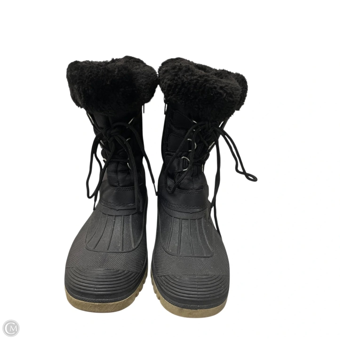 Boots Snow By Clothes Mentor In Black, Size: 5