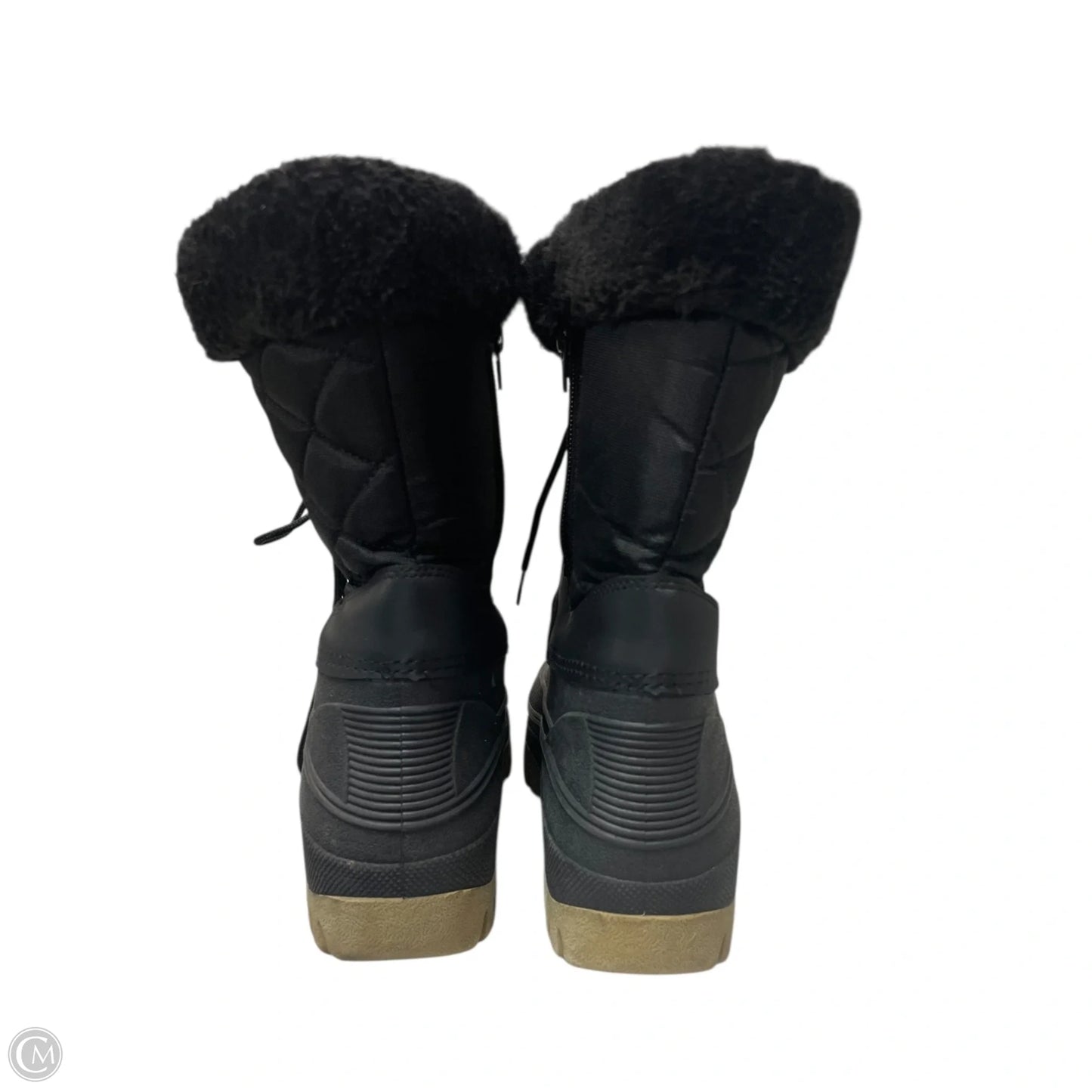 Boots Snow By Clothes Mentor In Black, Size: 5