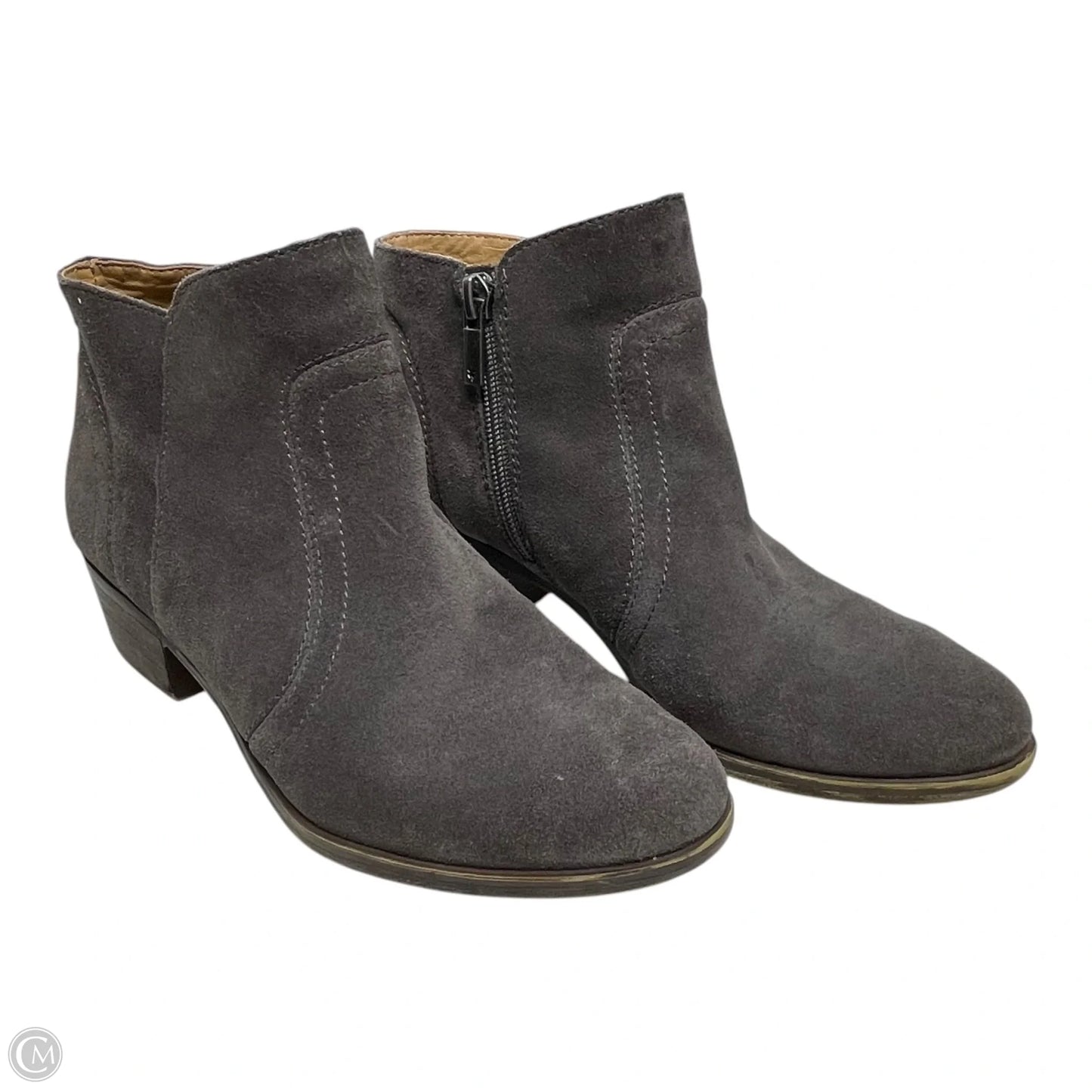 Boots Ankle Heels By Lucky Brand In Brown, Size: 7