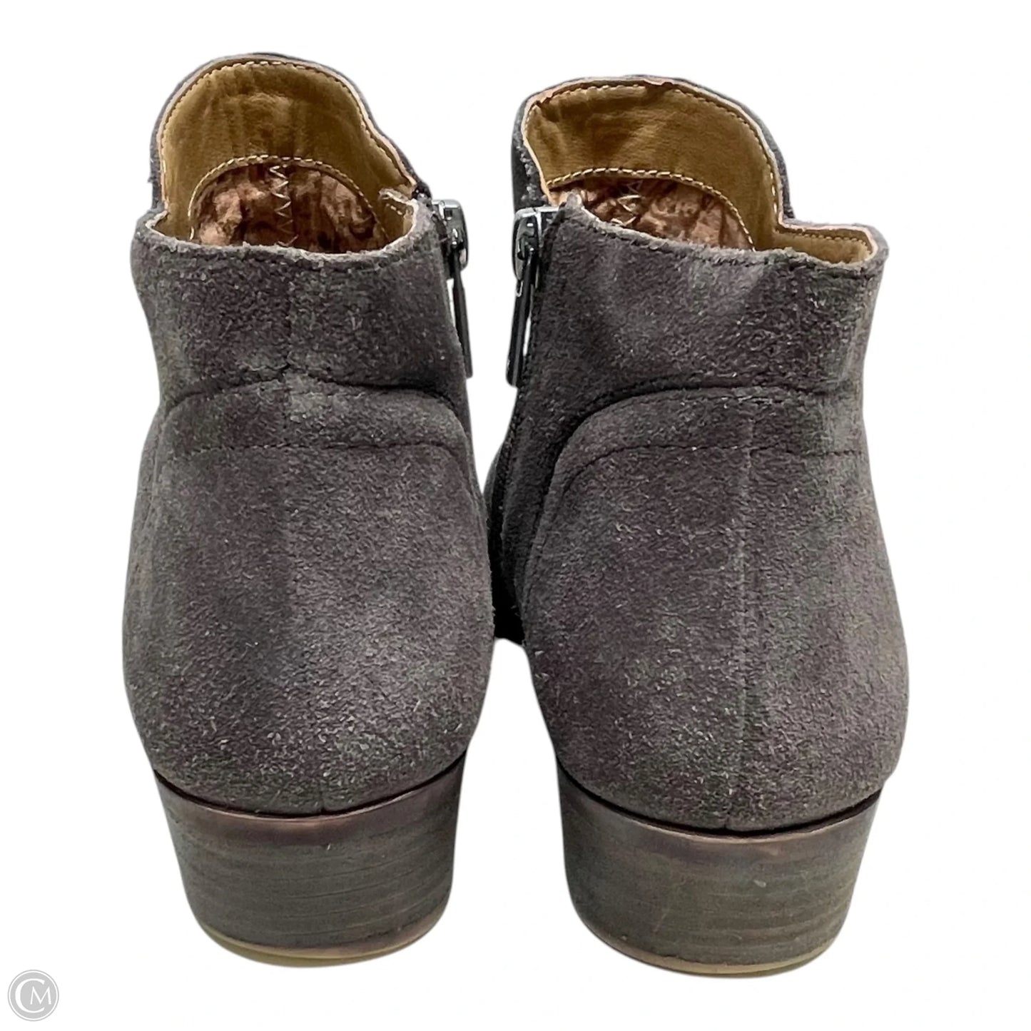 Boots Ankle Heels By Lucky Brand In Brown, Size: 7