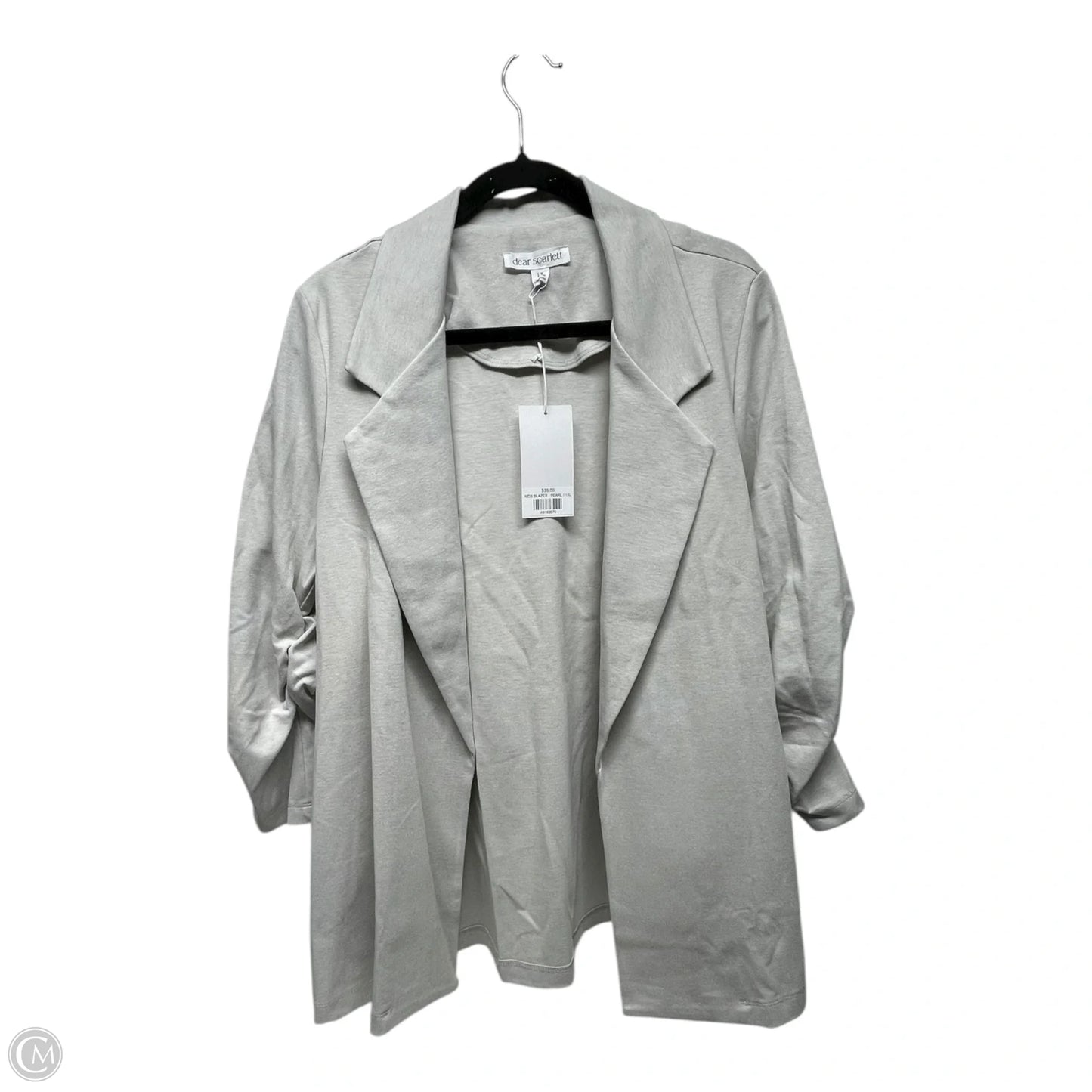 Blazer By Dear Scarlett In Grey, Size: 1x
