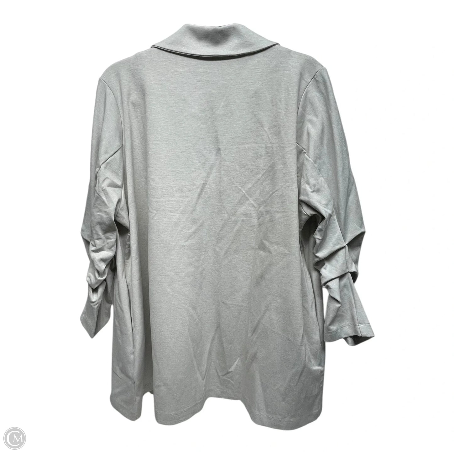 Blazer By Dear Scarlett In Grey, Size: 1x