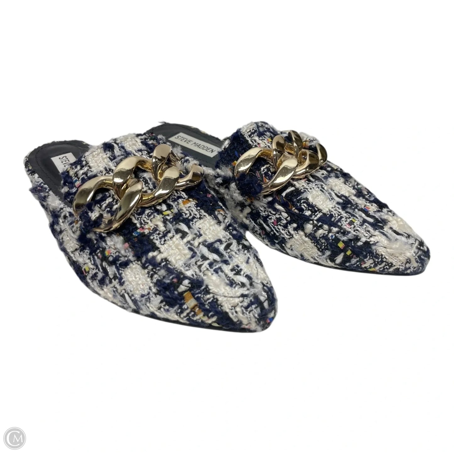 Shoes Flats By Steve Madden In Blue & White, Size: 7