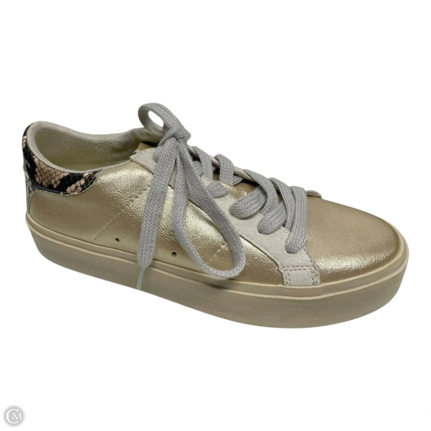 Shoes Sneakers By Shu Shop In Gold, Size: 6