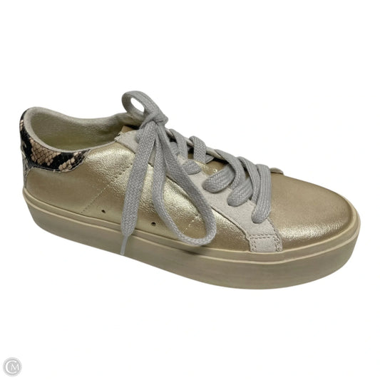 Shoes Sneakers By Shu Shop In Gold, Size: 6