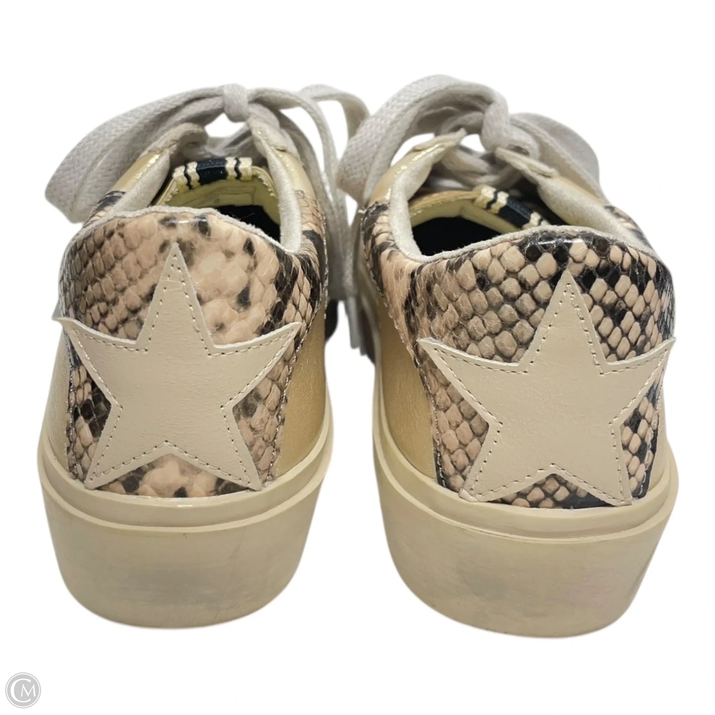 Shoes Sneakers By Shu Shop In Gold, Size: 6