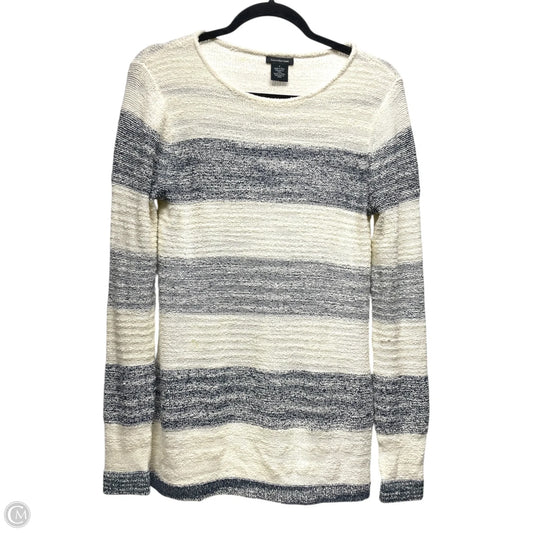 Sweater By Calvin Klein In Blue & White, Size: S