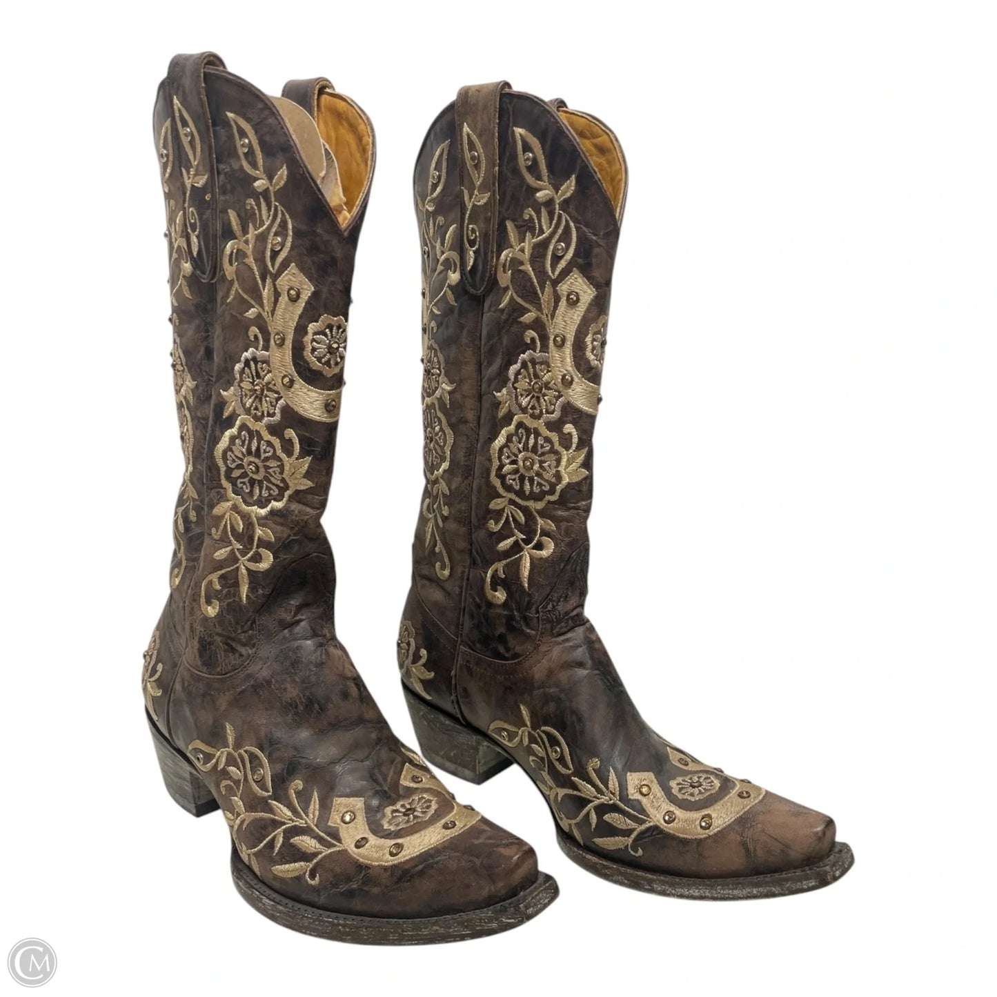 Boots Western By Old Gringo In Brown & Cream, Size: 6.5