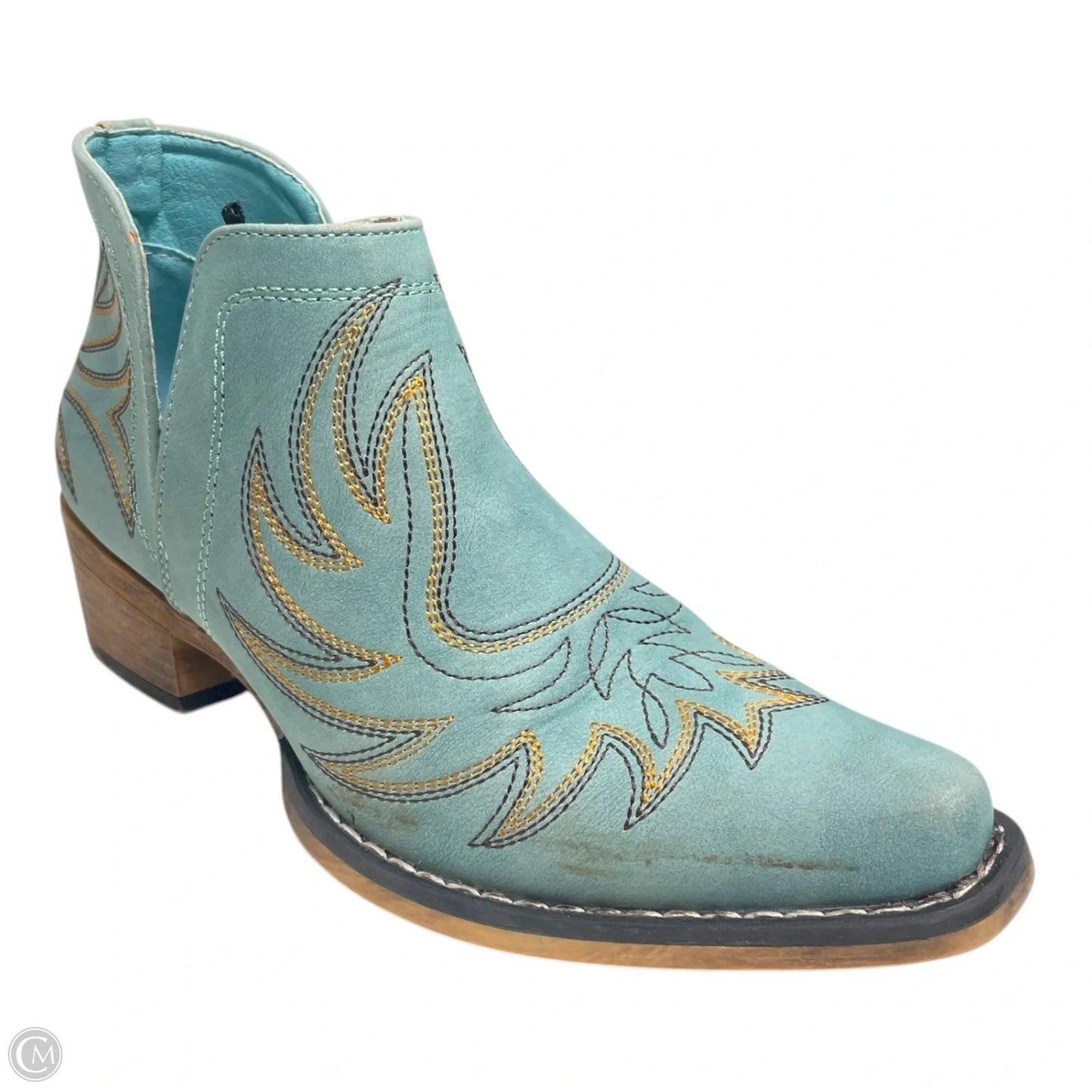 Boots Western By Roper In Aqua, Size: 6