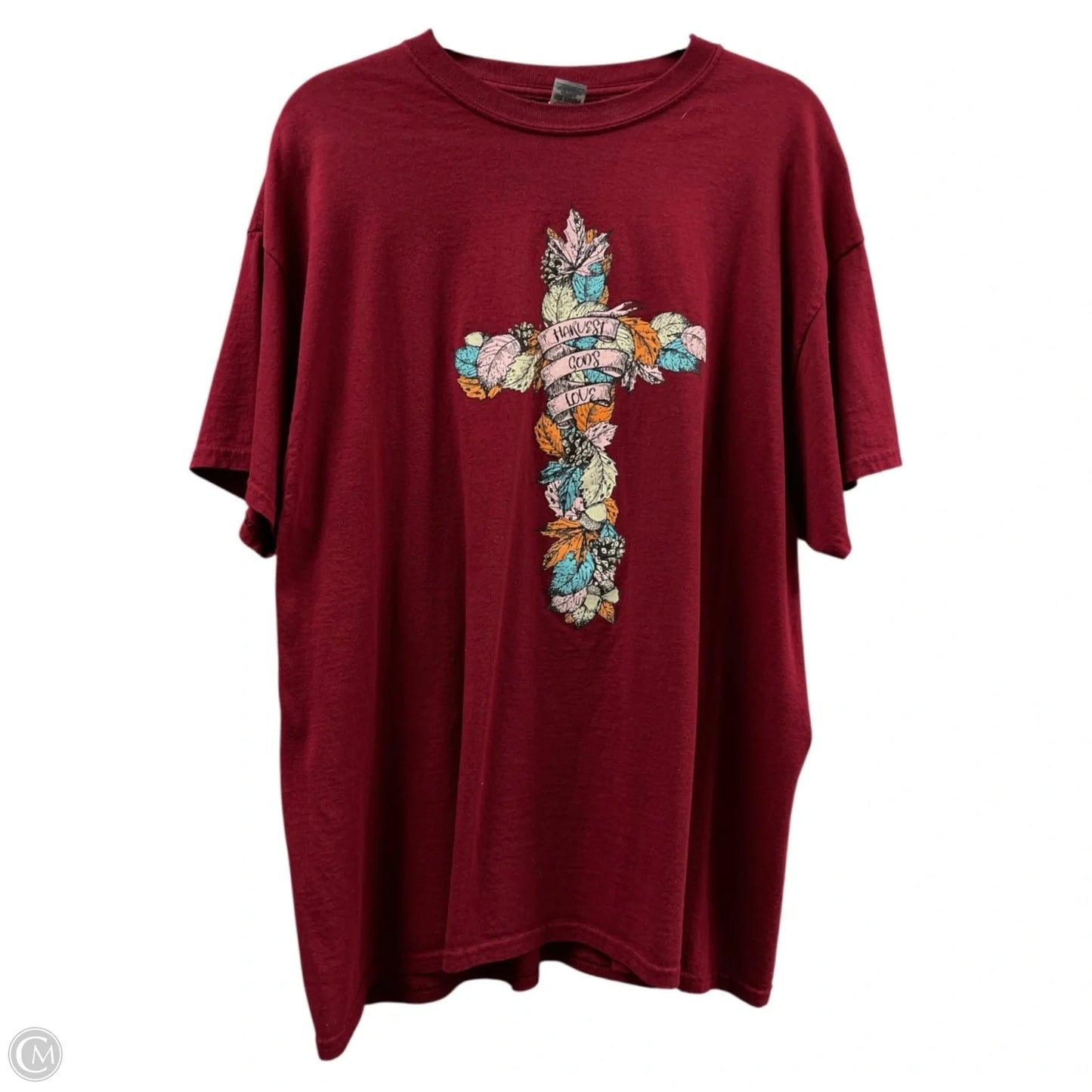 Top Short Sleeve Basic By Gildan In Red, Size: Xl