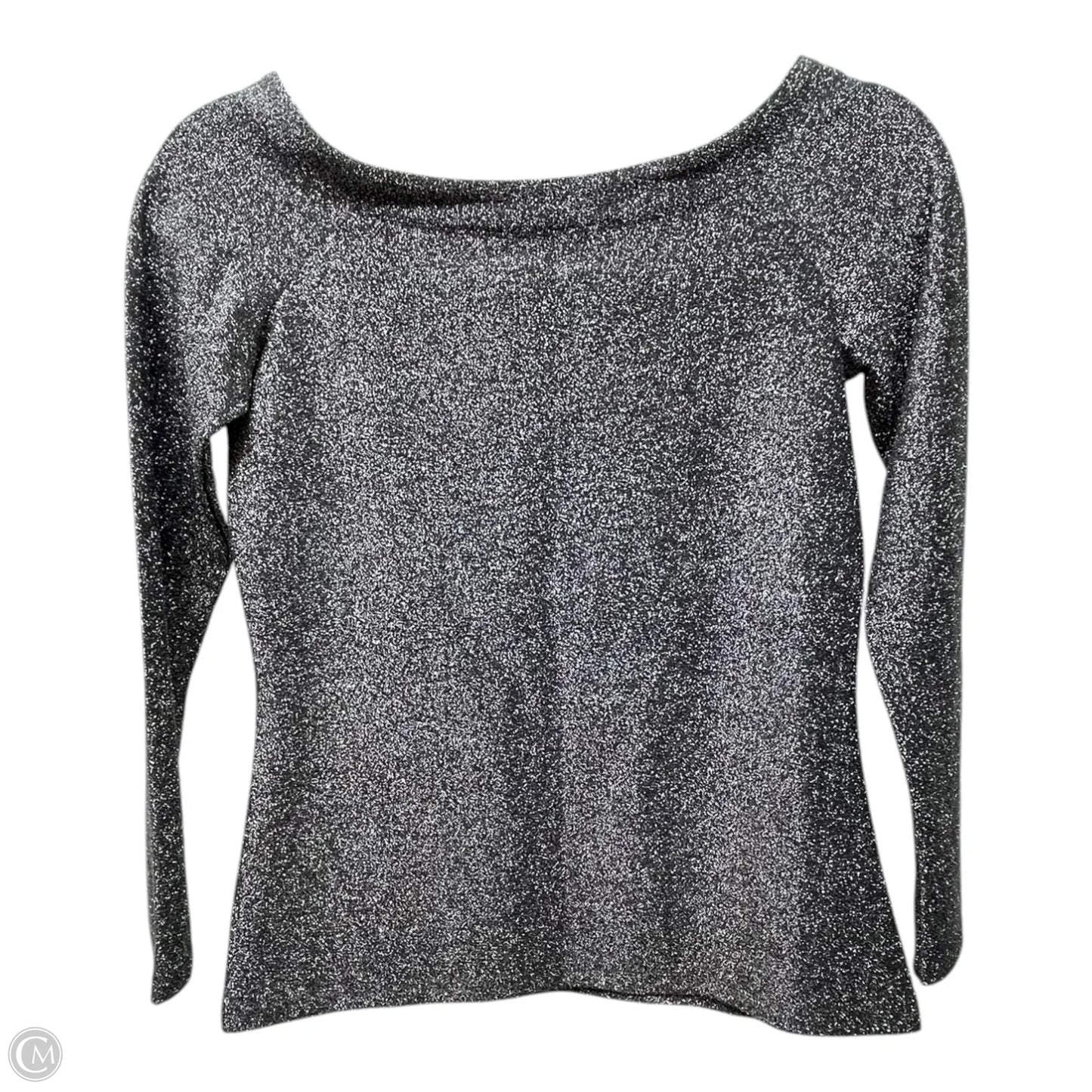 Top Long Sleeve By Ann Taylor In Silver, Size: Sp