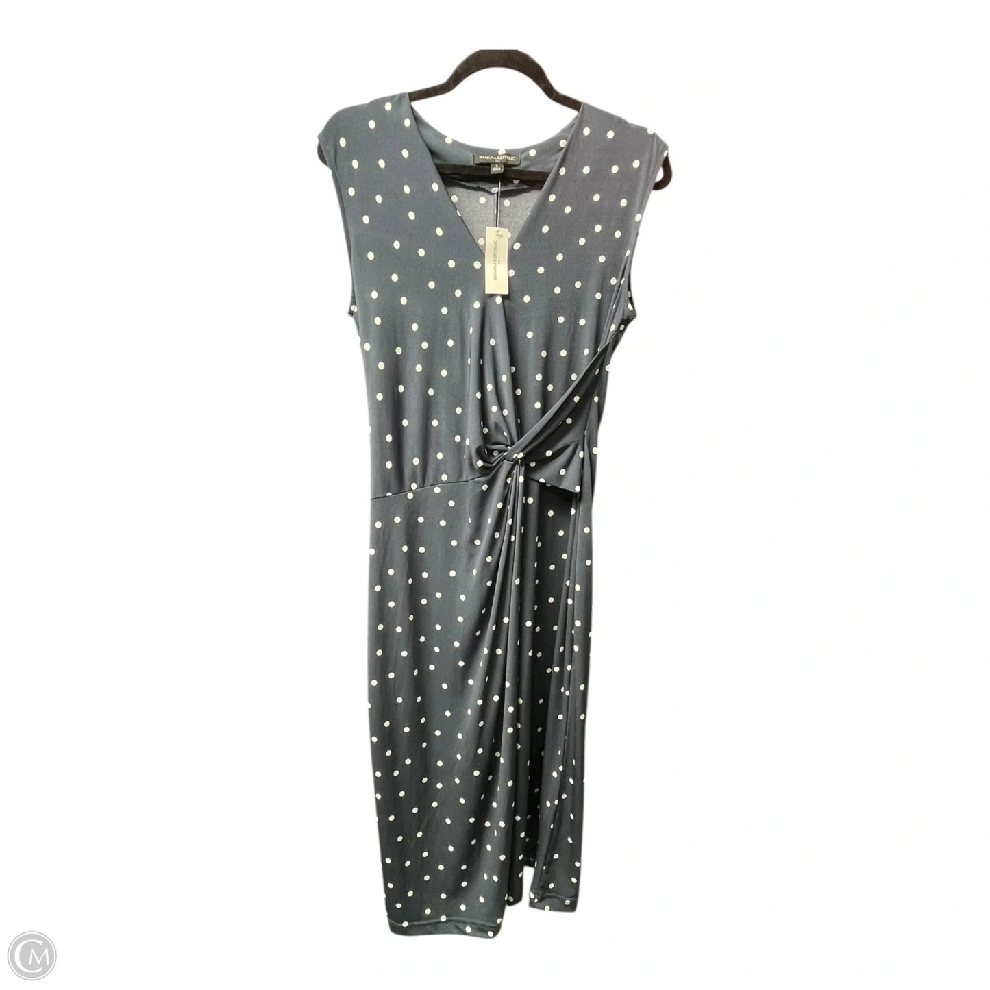Dress Casual Midi By Banana Republic In Polkadot Pattern, Size: S