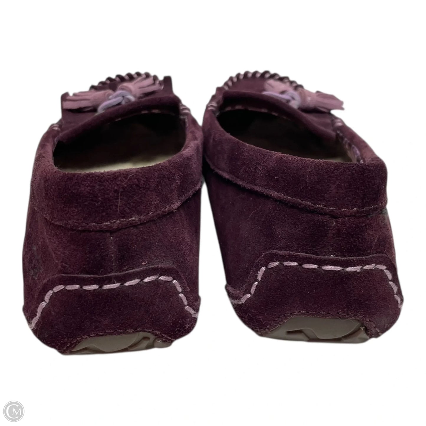 Slippers Designer By Ugg In Purple, Size: 8