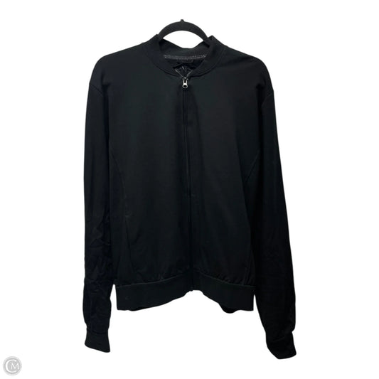 Athletic Jacket By Victorias Secret In Black, Size: L