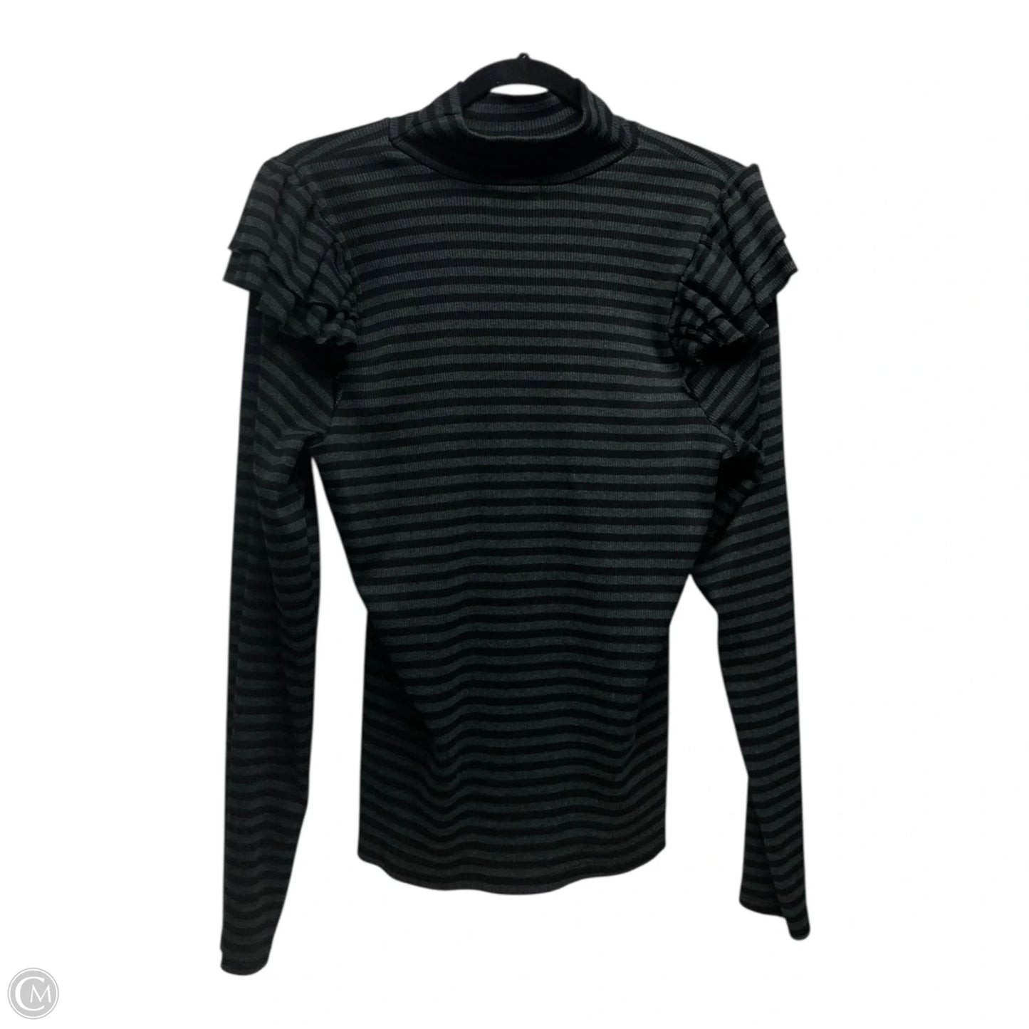 Top Long Sleeve By T.la In Black & Grey, Size: Xl