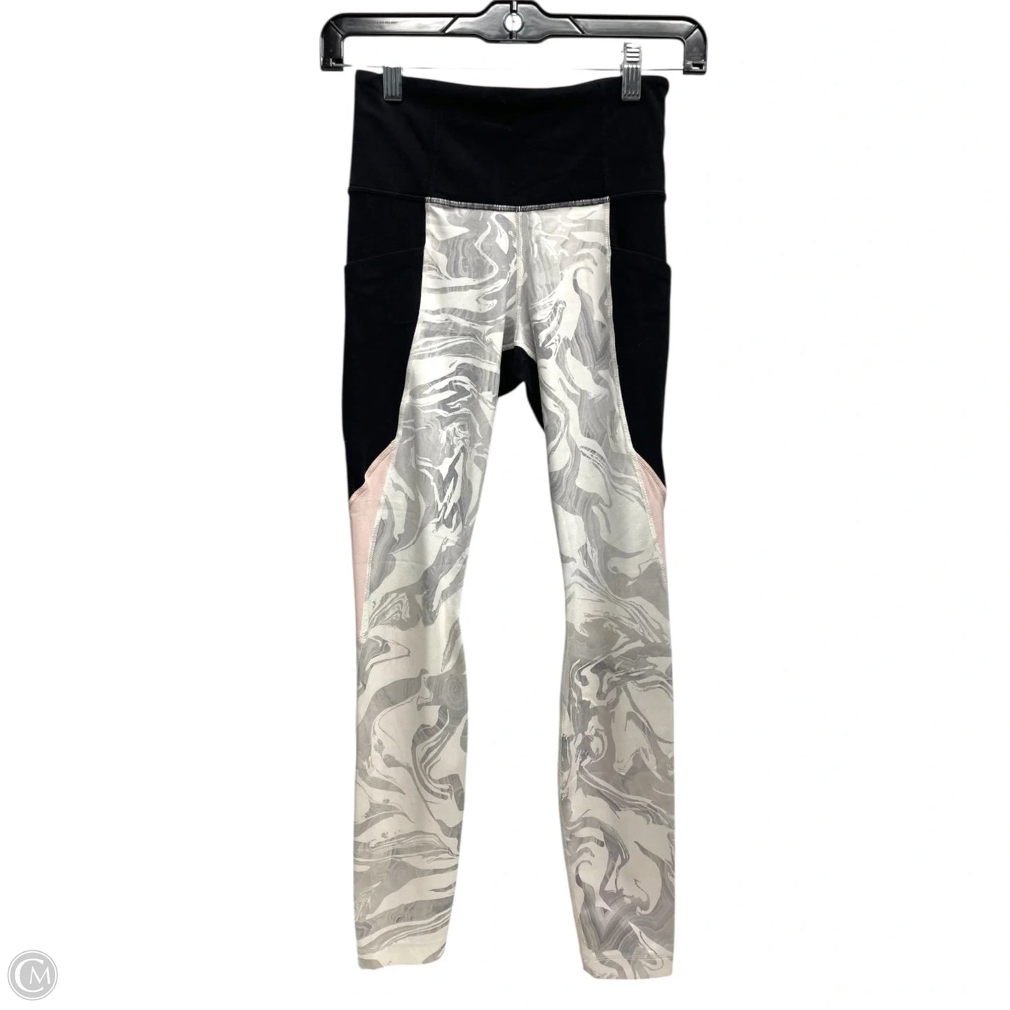 Athletic Leggings By Athleta In Black & White, Size: Xs