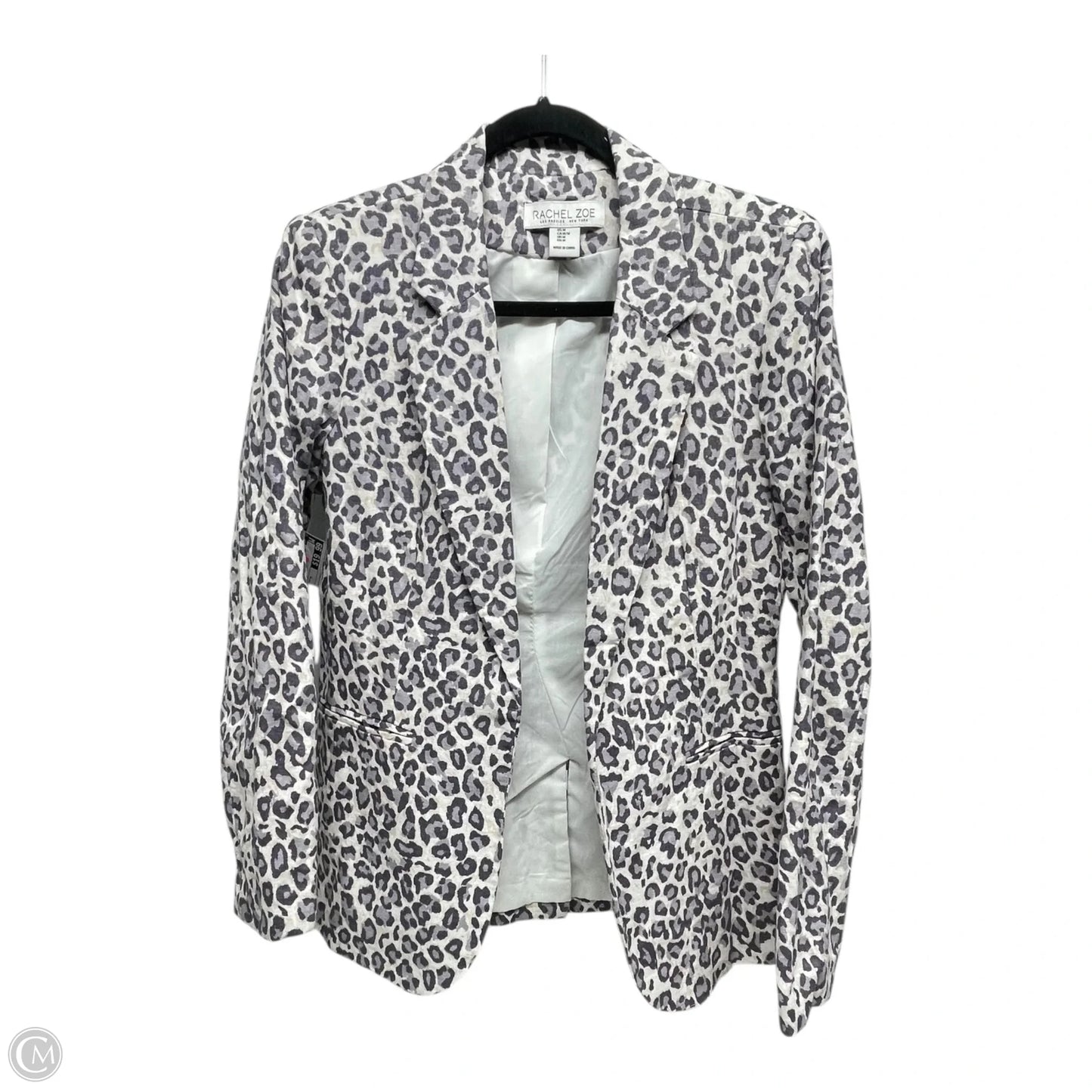Blazer By Rachel Zoe In Animal Print, Size: M