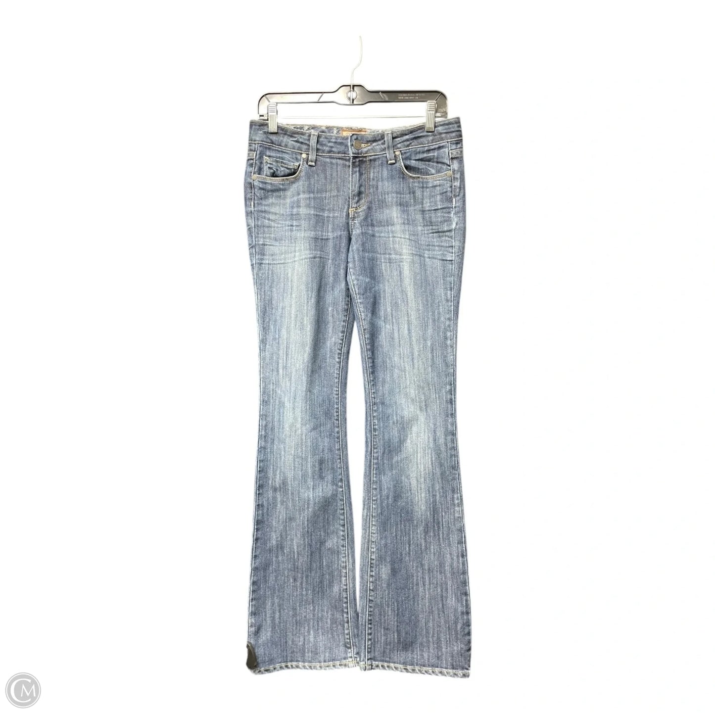 Jeans Boot Cut By Paige In Blue, Size: 6