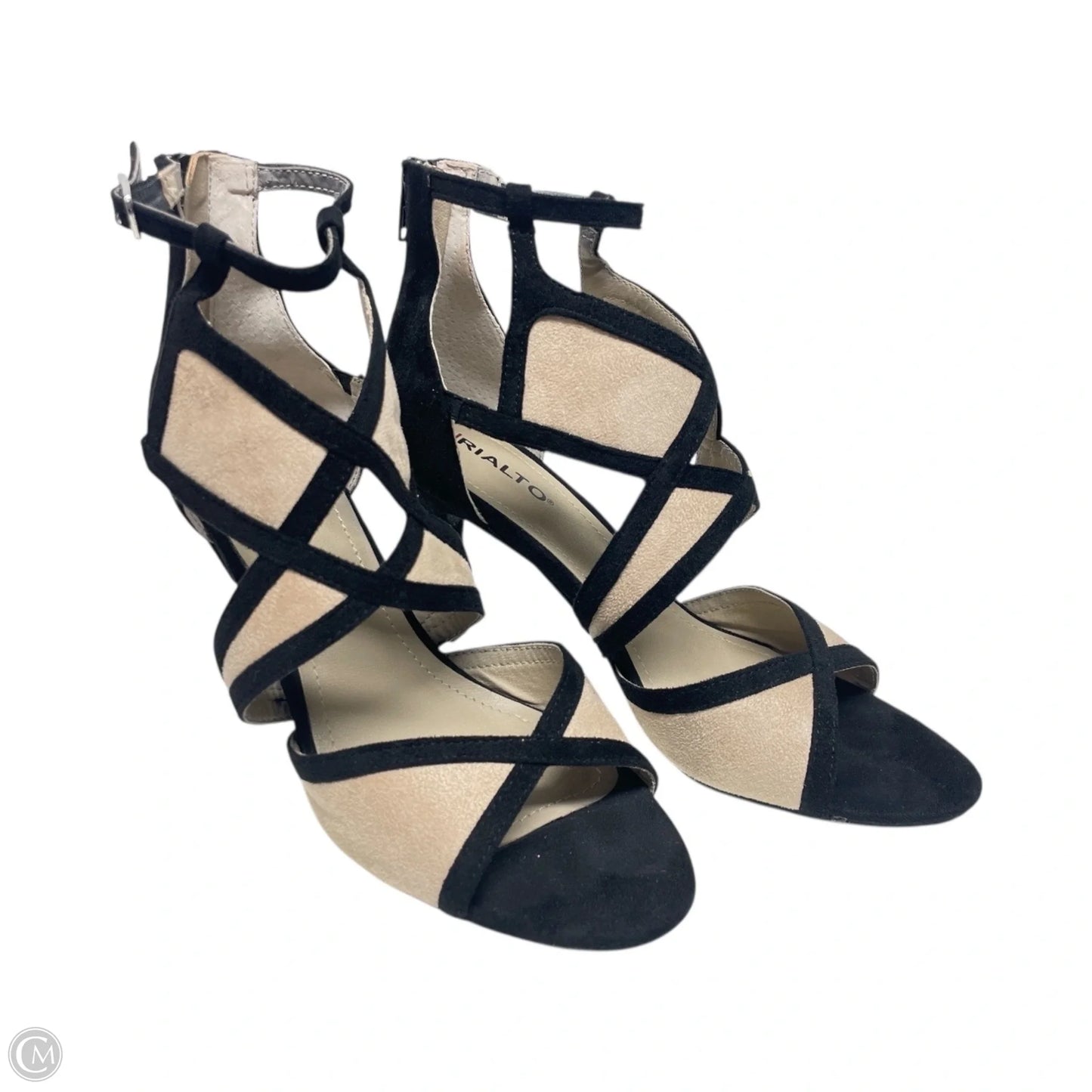 Shoes Heels Stiletto By Rialto In Black & Tan, Size: 8