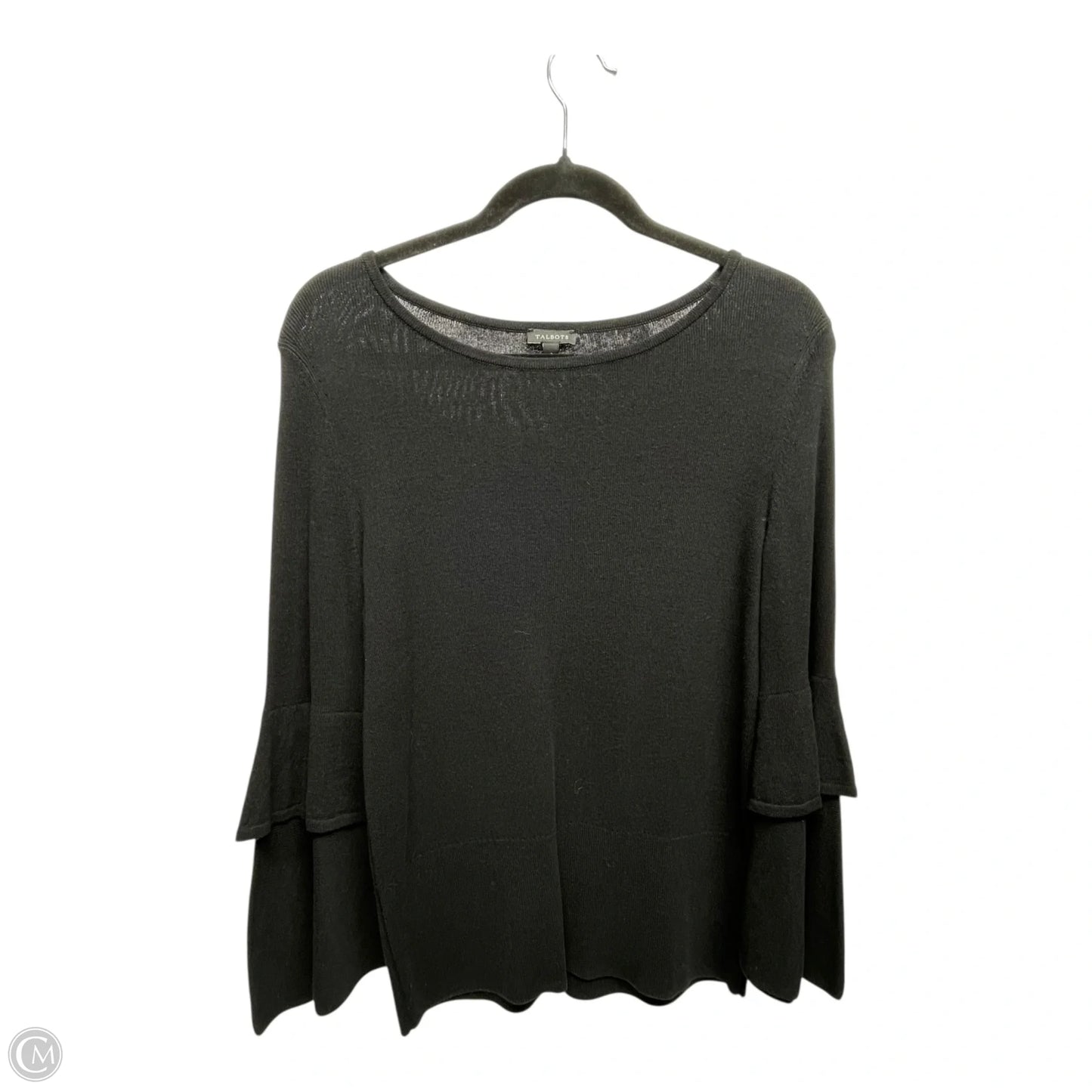 Top Long Sleeve By Talbots In Black, Size: S
