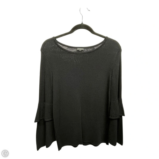 Top Long Sleeve By Talbots In Black, Size: S