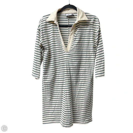 Tunic Long Sleeve By Tucker In Cream & Green, Size: S