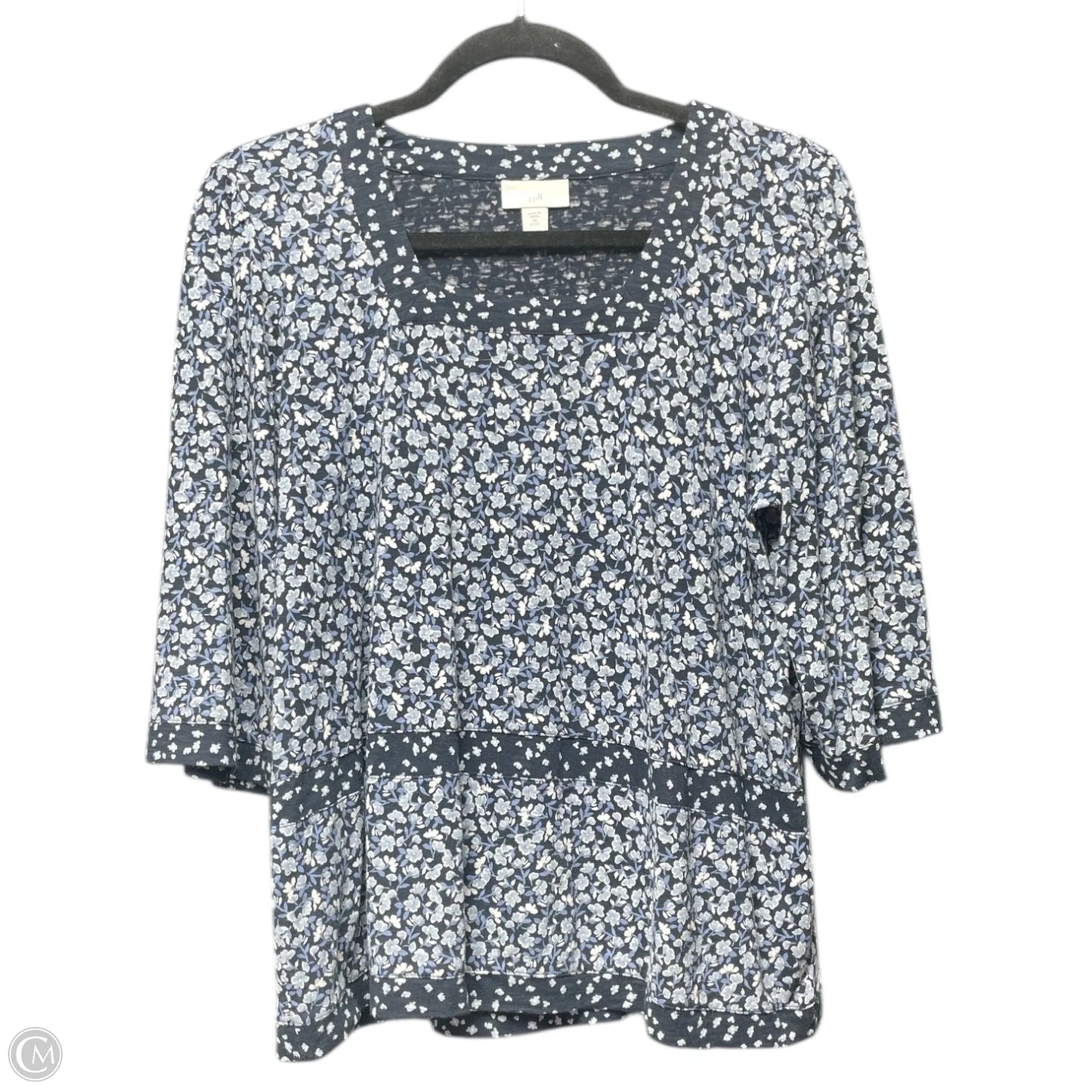 Top Long Sleeve By J. Jill In Blue, Size: Xsp