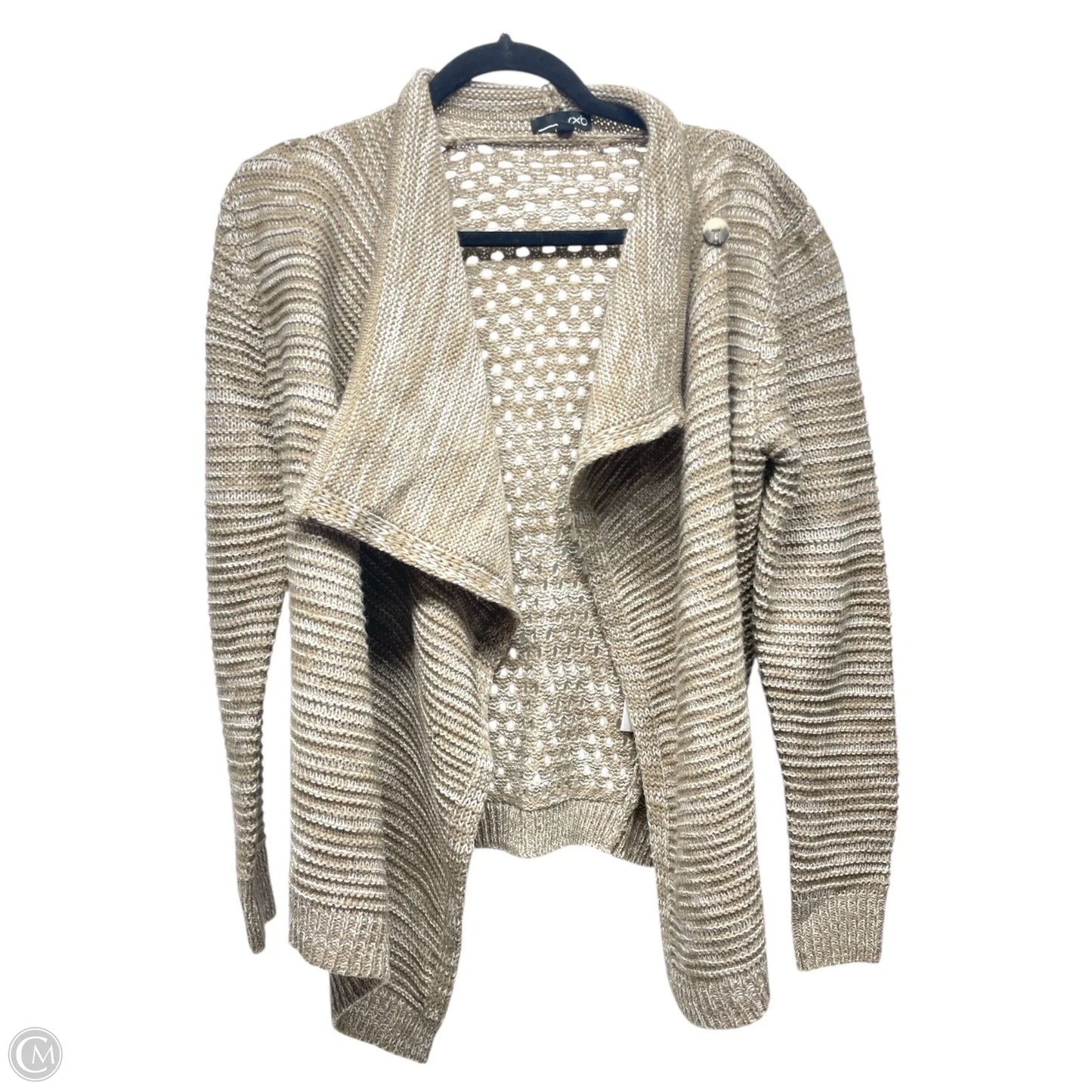 Sweater Cardigan By Rxb In Brown, Size: S