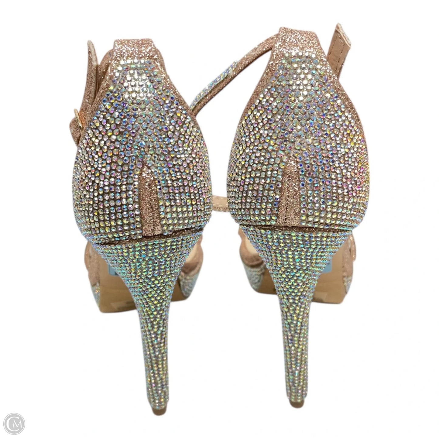 Shoes Heels Stiletto By Bonnibel In Rose Gold, Size: 6