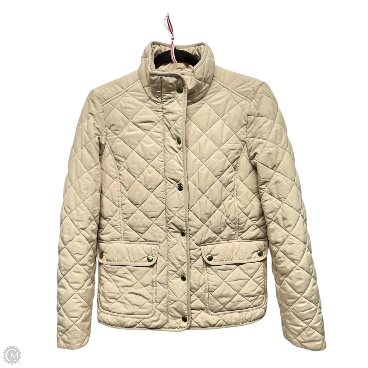 Jacket Puffer & Quilted By J. Crew In Beige, Size: S