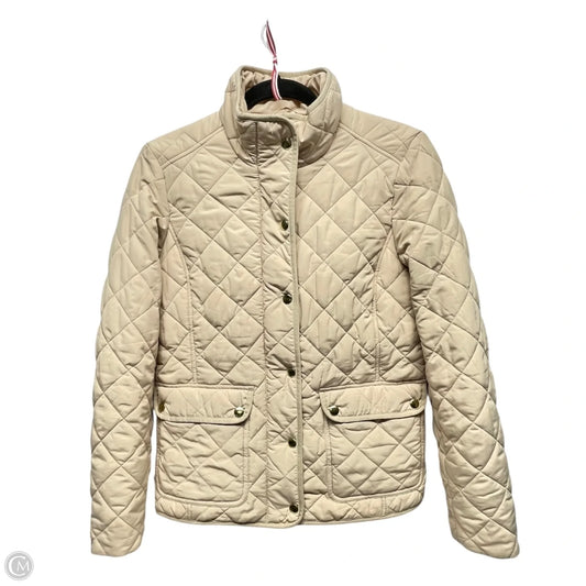 Jacket Puffer & Quilted By J. Crew In Beige, Size: S
